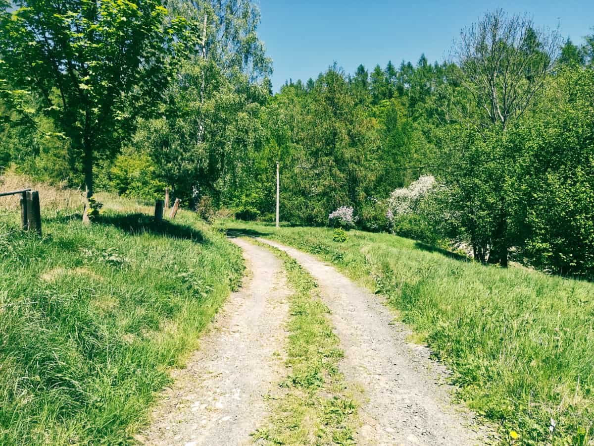 Cesta na Jeskynní vyhlídku od Lokte