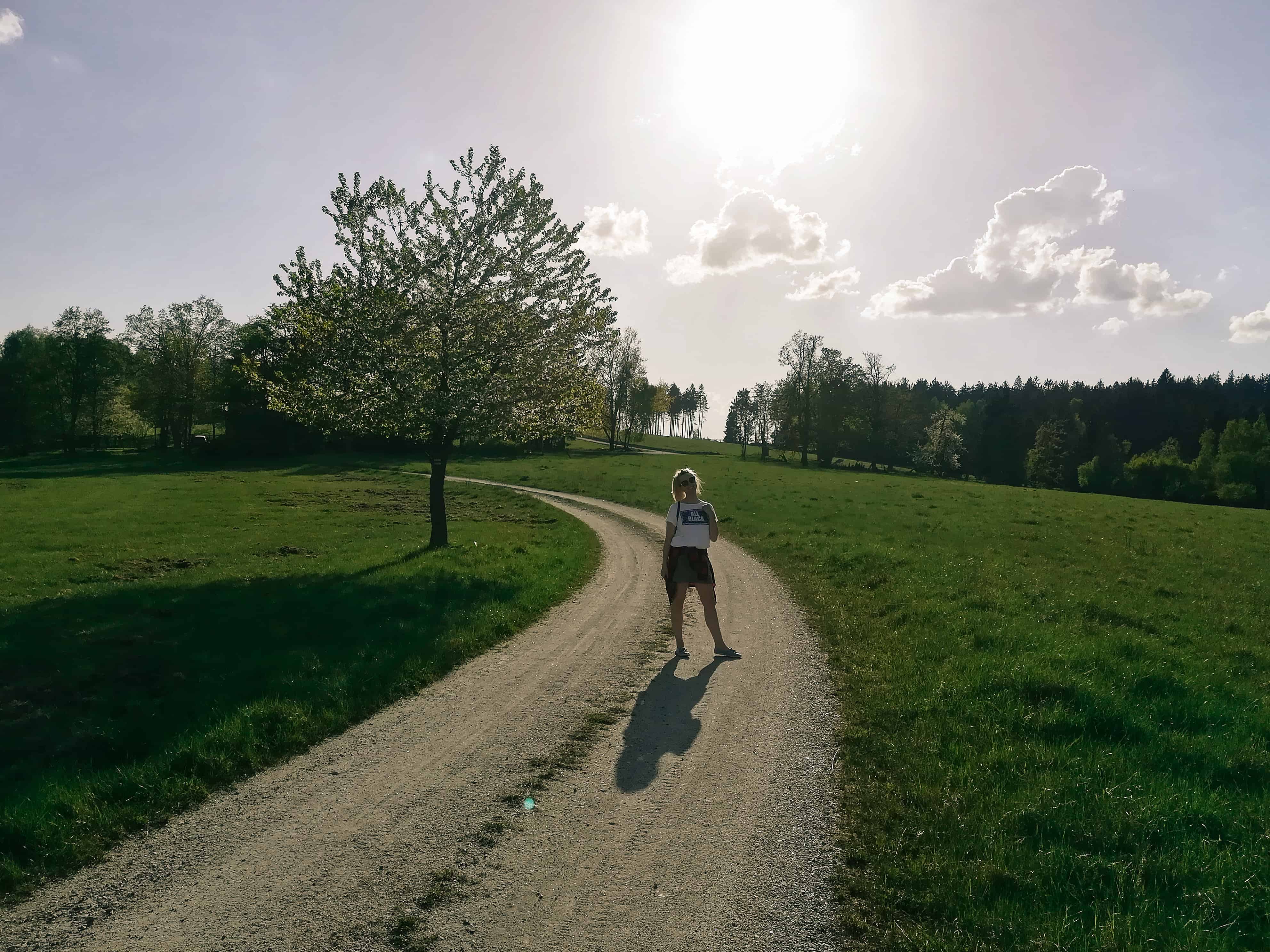 Trasa po zelené na rozhlednu Krudum