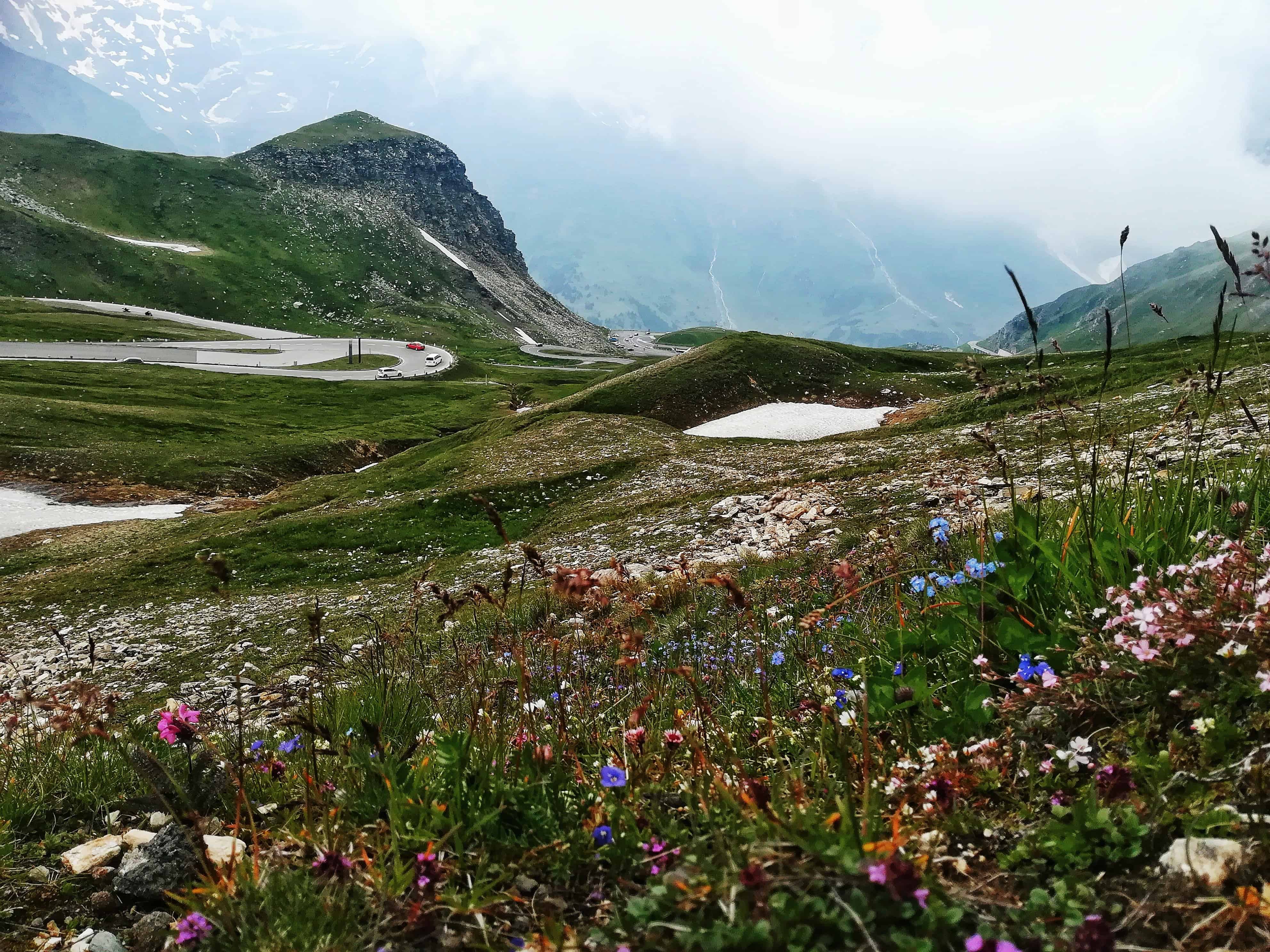 Grossglockner hochalpenstrasse/ rakouské Alpy turistika / nejvyšší silnice v Evropě /nejkrásnější místa v Alpách