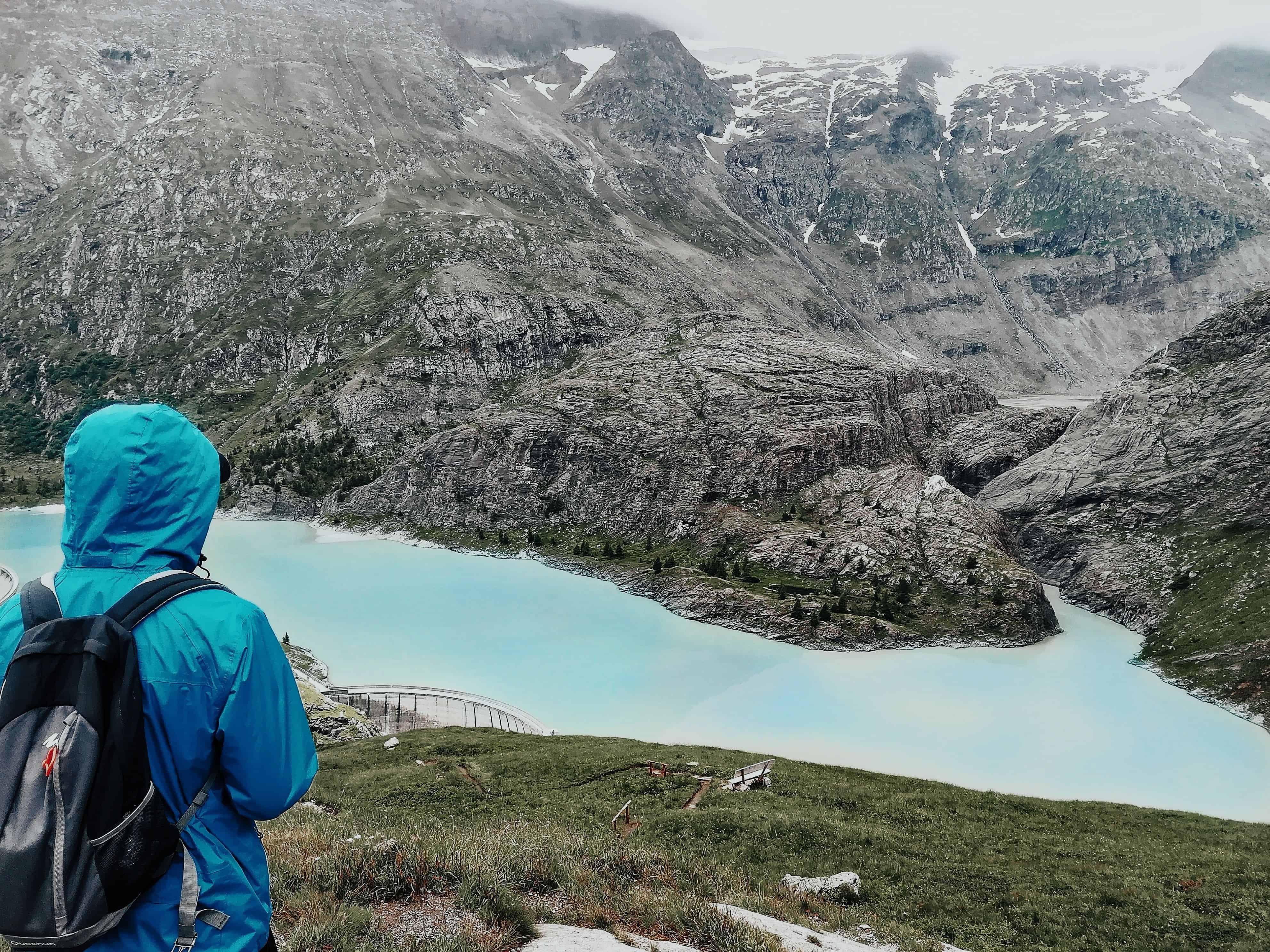 Jezero Margaritzenstrausee/Grossglockner hochalpenstrasse/Austria Alps /nejkrásnější místa v Alpách