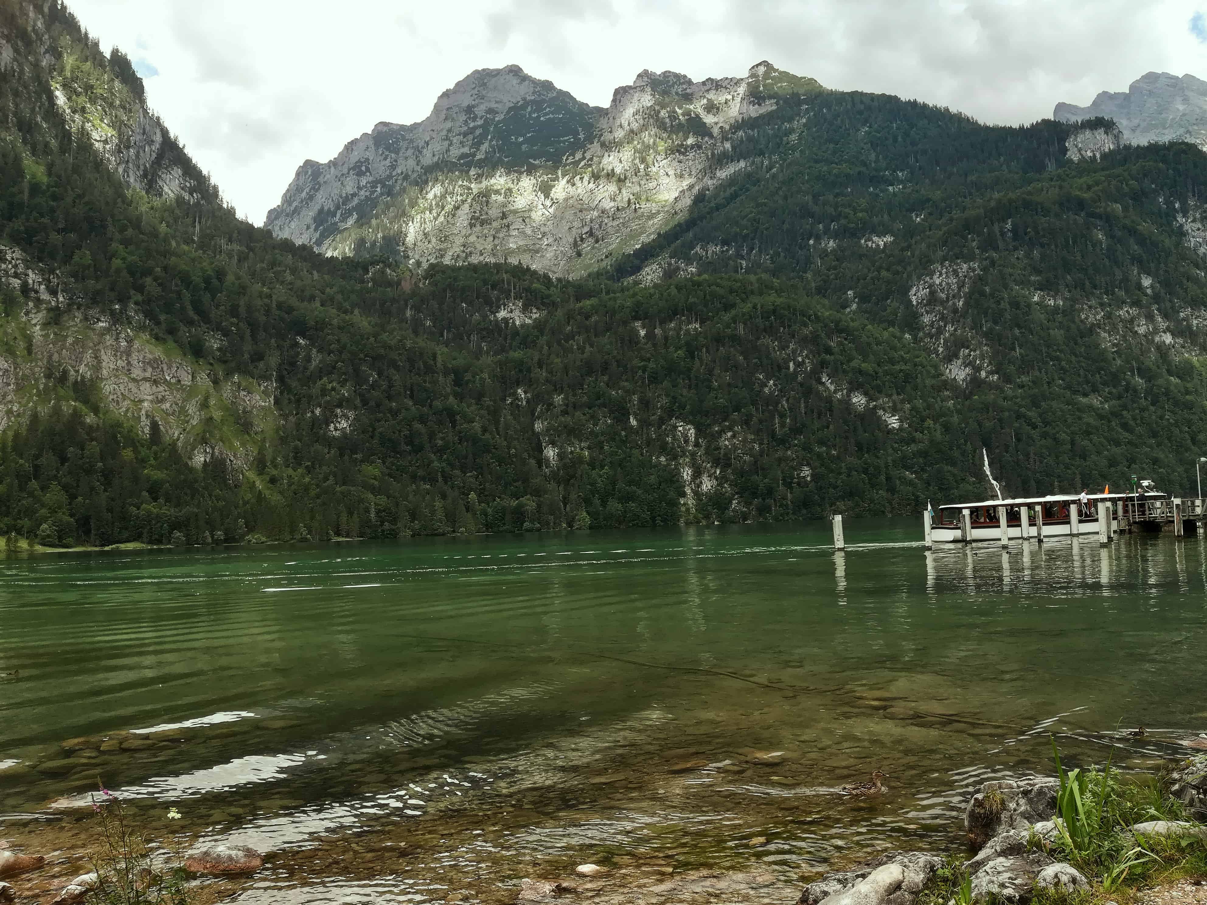 Jezero Königsee - stanice Salet / německé Alpy
