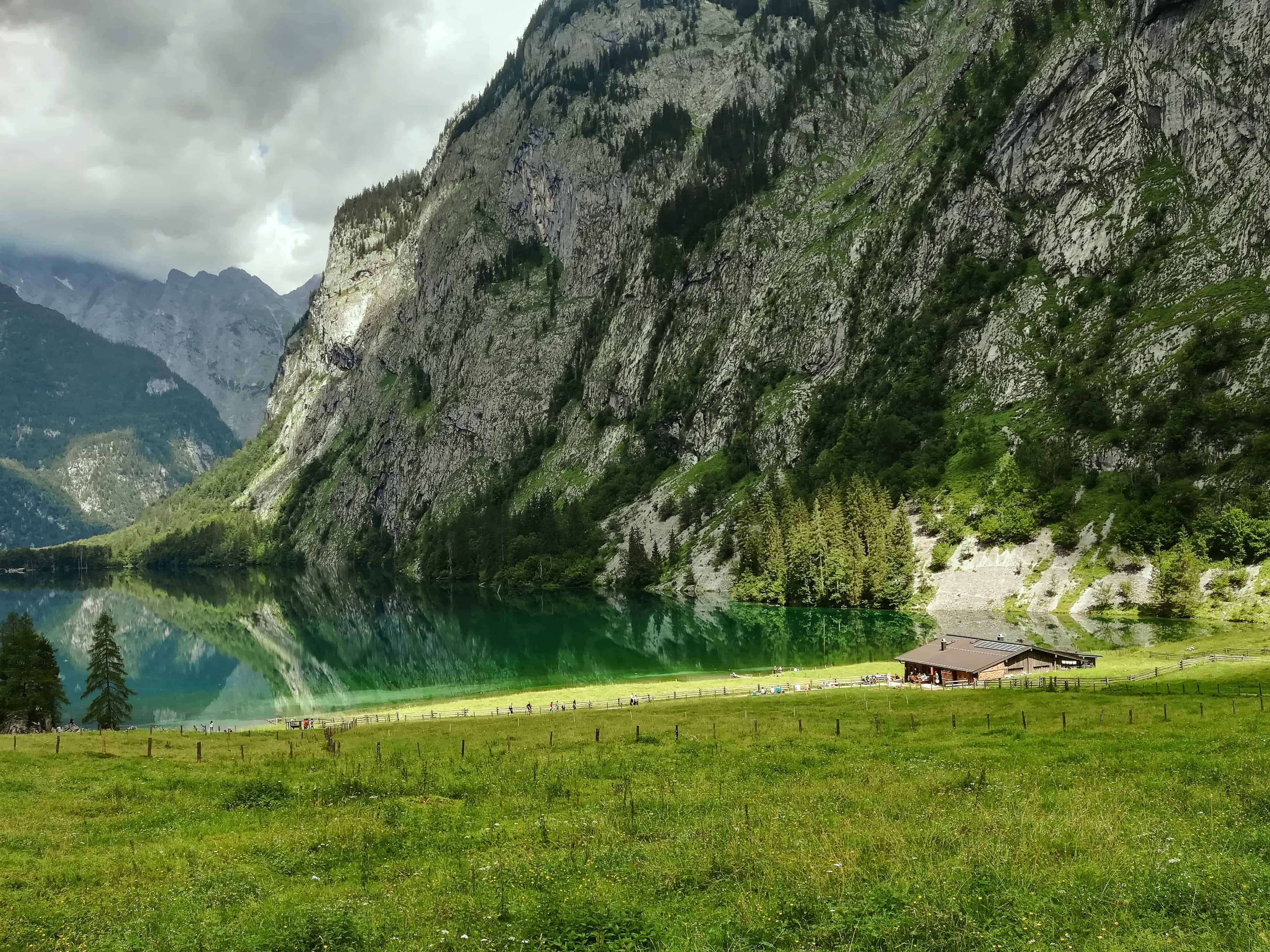 Berchtesgadenské Alpy - jezero Obersee