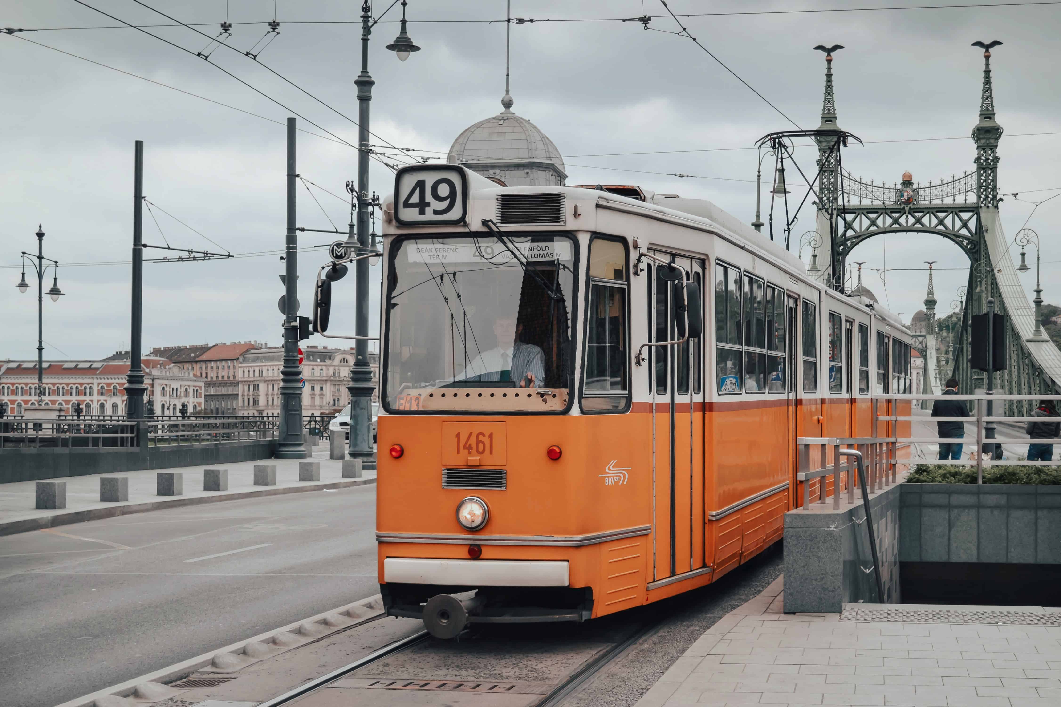 Doprava v Budapešti/tramvaj
