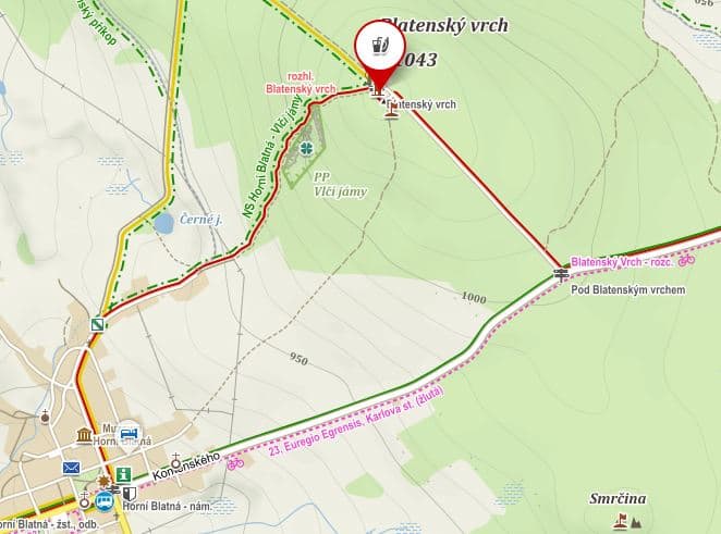 Naučná stezka Horní Blatná - Vlčí jámy