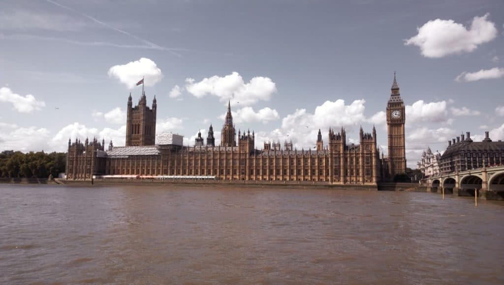 The Houses of Parliament /Westminsterský palác /Londýn památky