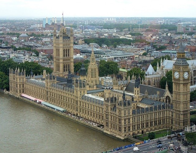 The Houses of Parliament /Westminsterský palác /Londýn památky