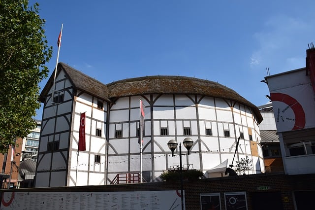 Shakespeare globe theatre / památky Londýn