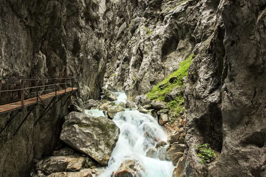 Soutěska Höllentalklamm / Bavorské Alpy výlety