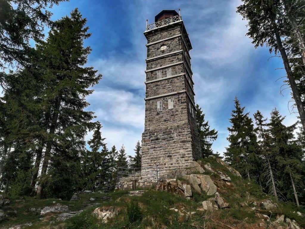 nejkrásnější místa Krušných hor: rozhledna Pajndl Tisovský vrch