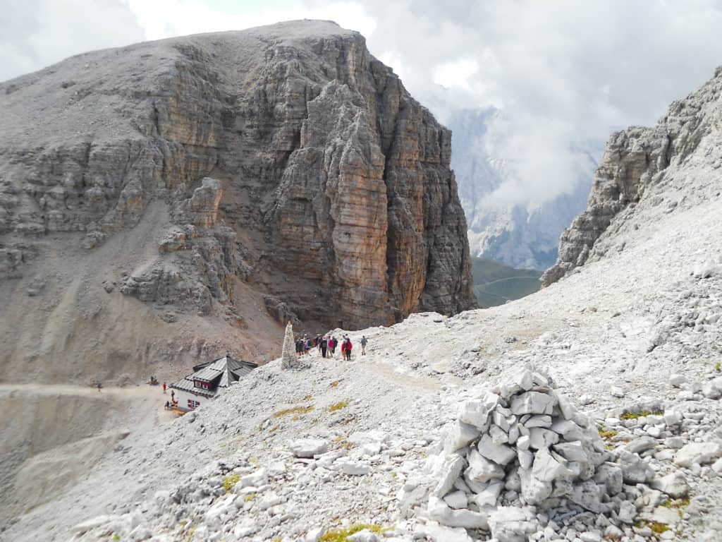 Forcella Pordoi /průsmyk Passo Pordoi / Sass Pordoi