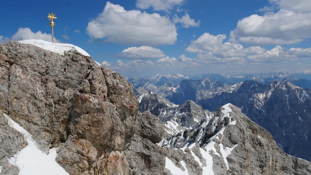 Vrchol Zugspitze / Bavorské Alpy výlety