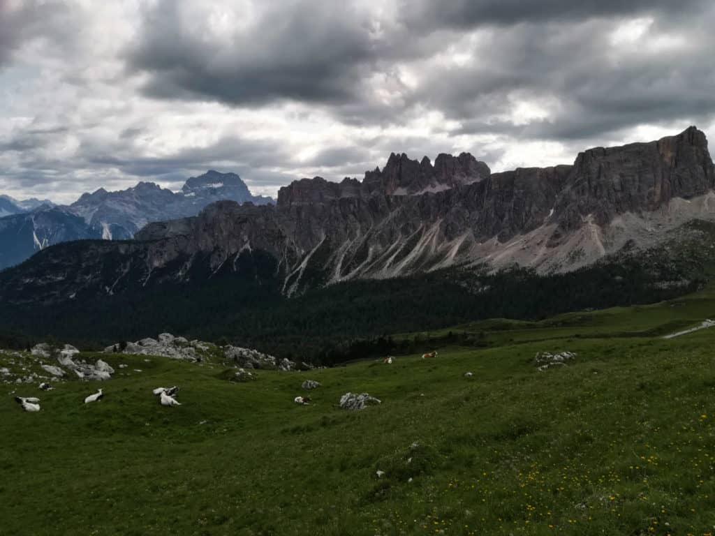 Passo Giau / nejkrásnější trasy v Dolomitech