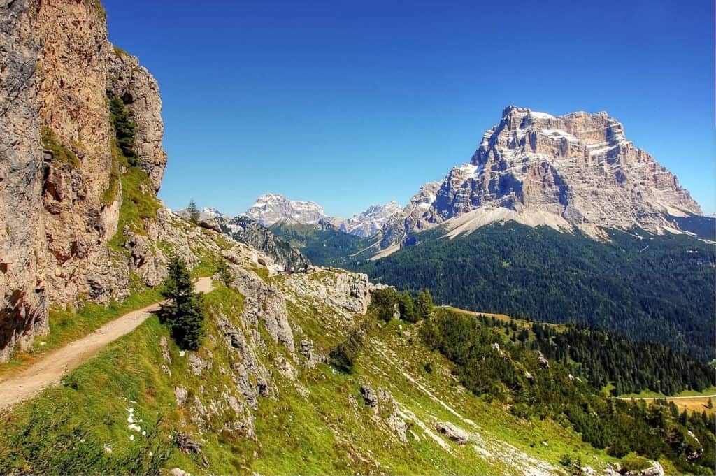nejkrásnější místa v Dolomitech / Passo Giau 