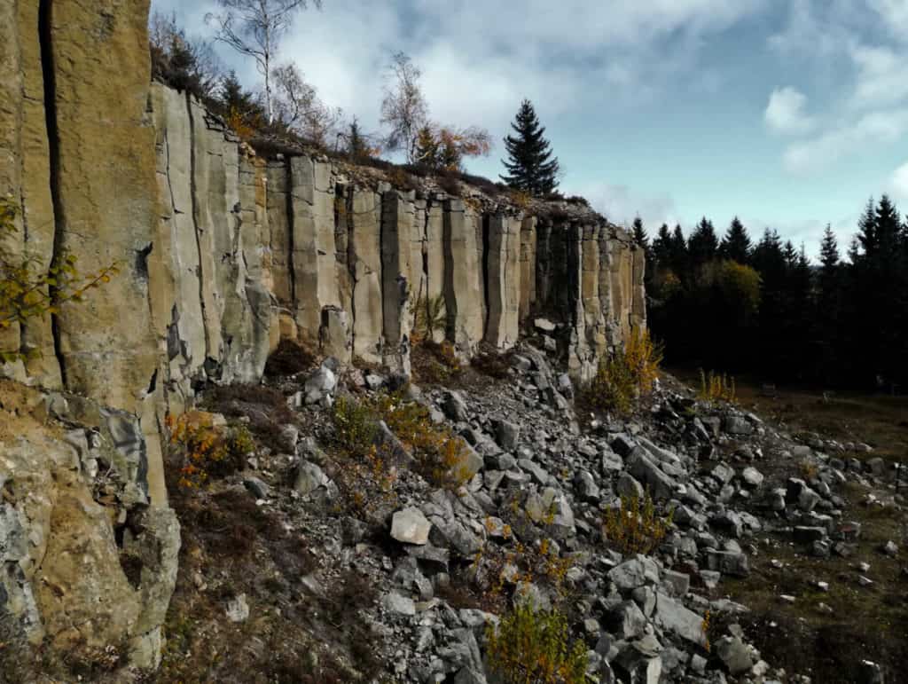 čedičový lom Hřebečná / PR Rýžovna