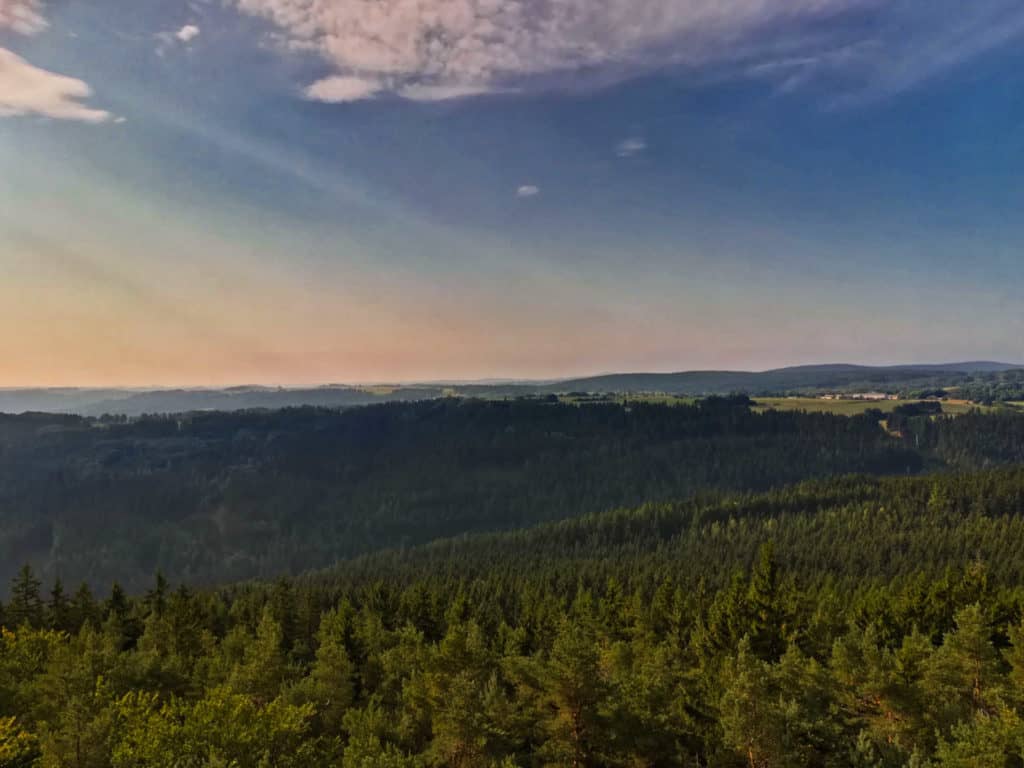 Rozhledna Krásno - výhled