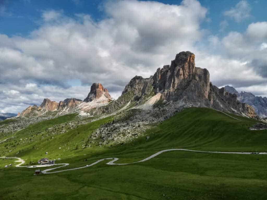 nejkrásnější horské silnice v Rakousku a Itálii / passo di Giau