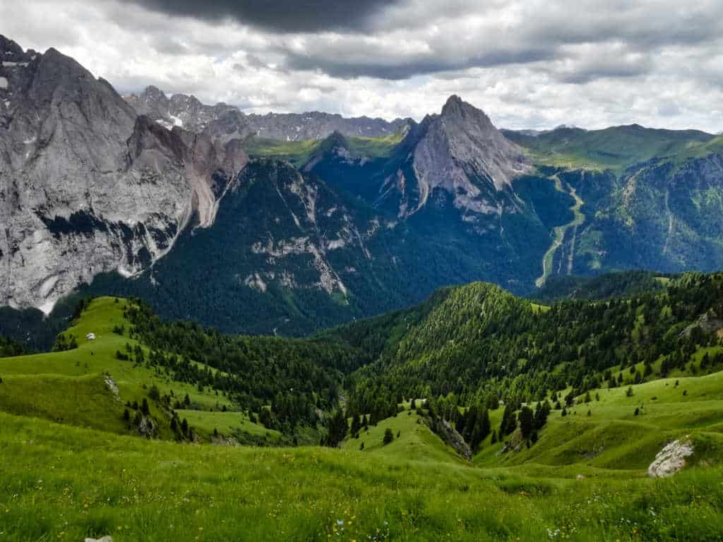nejkrásnější horské silnice v Rakousku a Itálii / Marmolada a Passo Pordoi