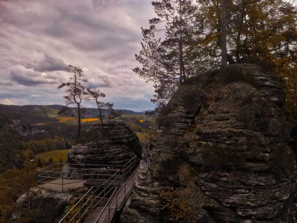 skalní hrad Neurathen / Saské Švýcarsko