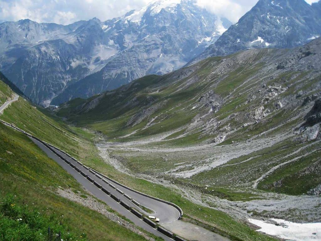 Passo Stelvio / nejkrásnější horské silnice v Rakousku a Itálii