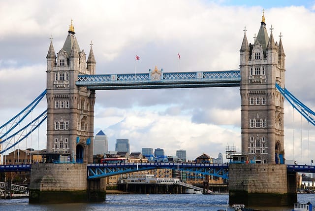Tower bridge / památky Londýn