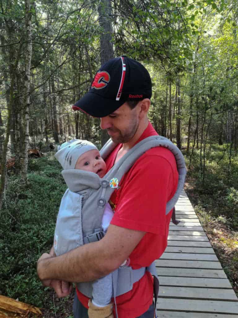 cestování s miminkem / nosítko Egobaby Adapt