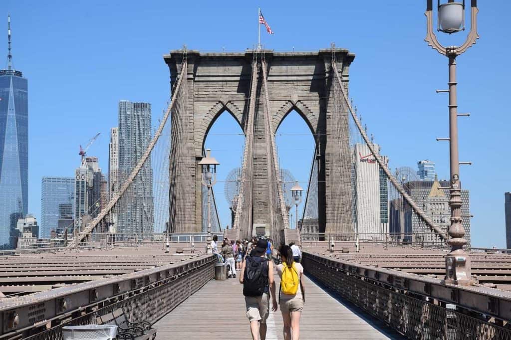památky v New YORKU / Brooklyn Bridge