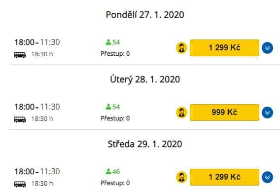 autobusem do Londýna