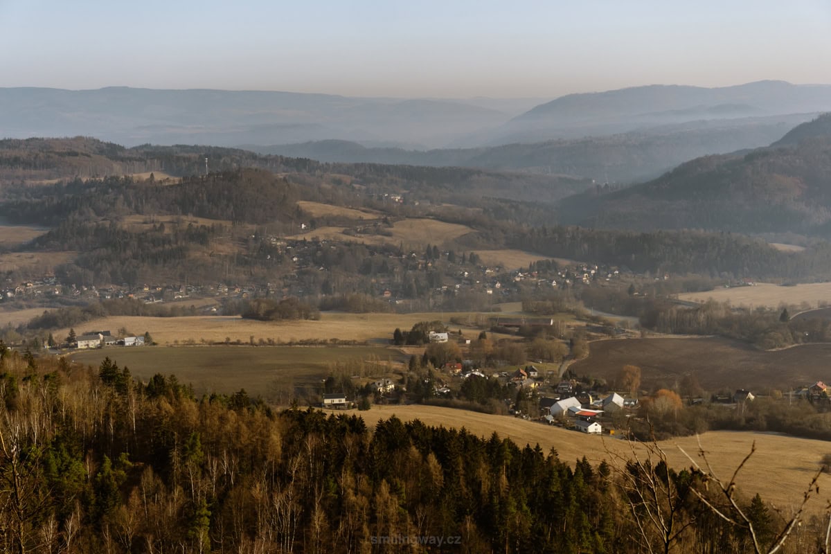 Výhled ze Šemnické skály