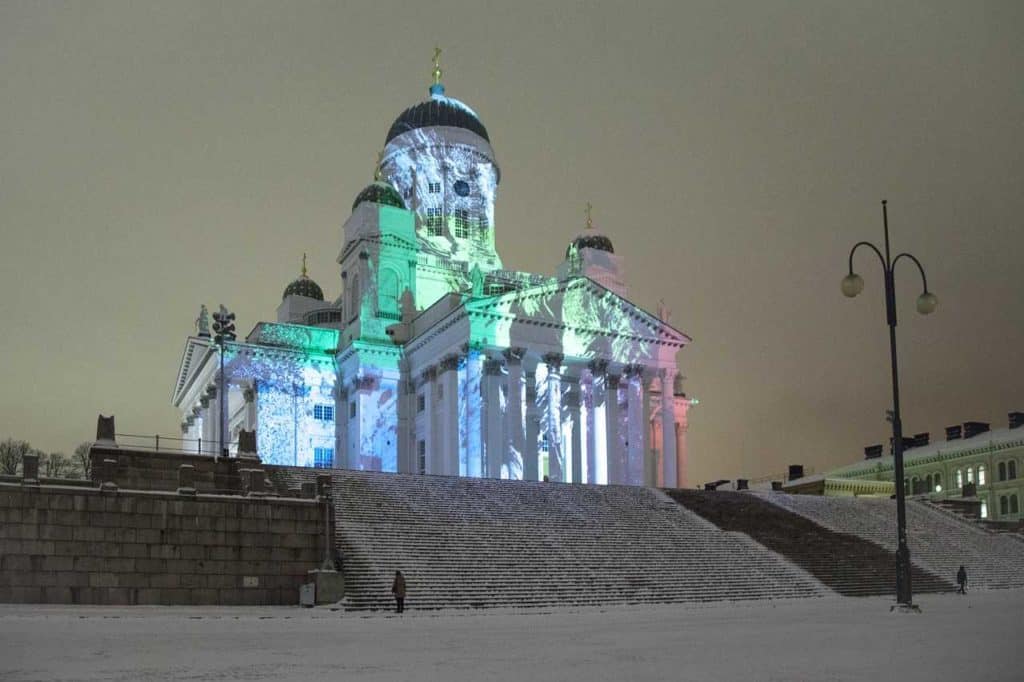 Helsinki v zimě