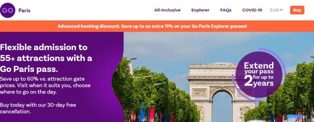 Go Paris Pass / jak ušetřit v Paříži