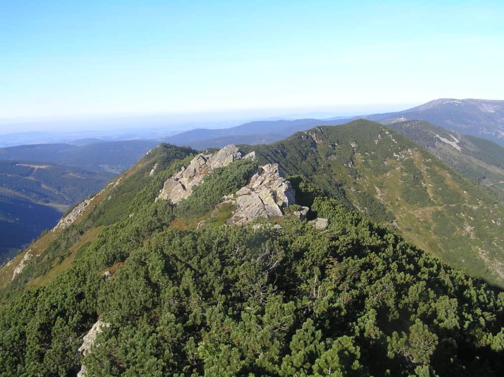 Východní Krkonoše - Kozí hřbety / turistické trasy / co navštívit v Krkonoších