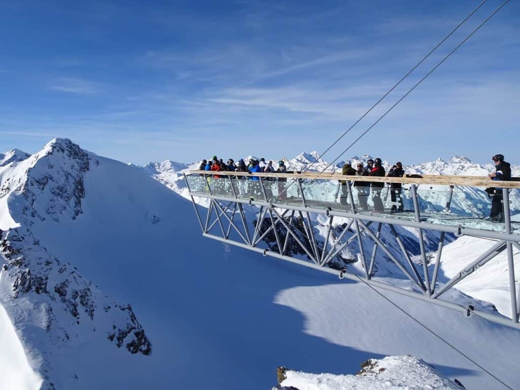 Vyhlídka Panorama footbridge na vrcholu Tifenbach