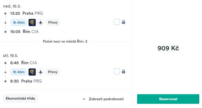 letecky do Říma / levné letenky do Říma