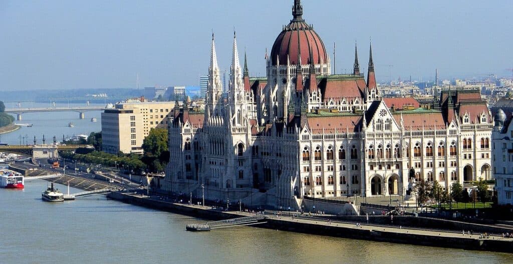 Budapešť parlament