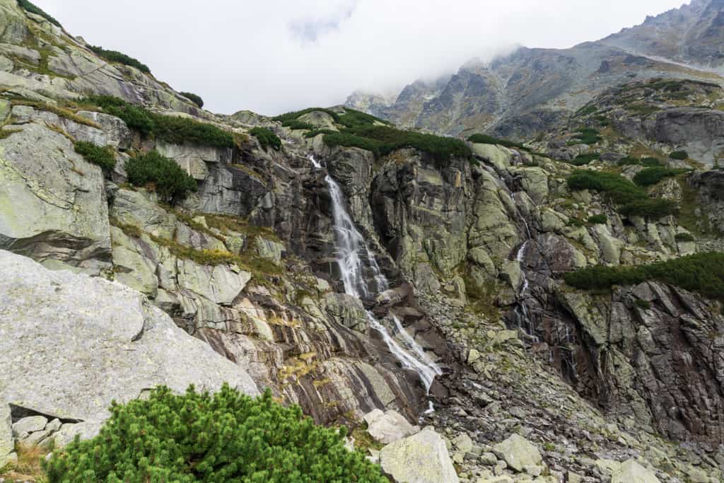 waterfall Skok High Tatras  
