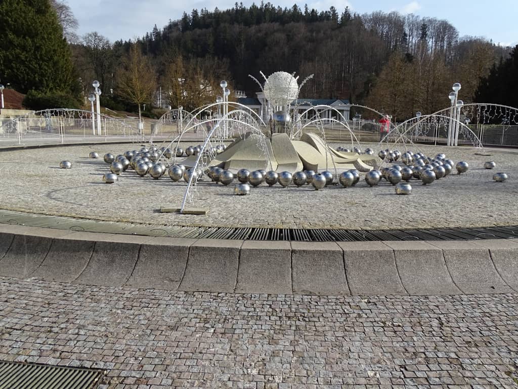 Mariánské Lázně zpívající fontána / západní Čechy výlety