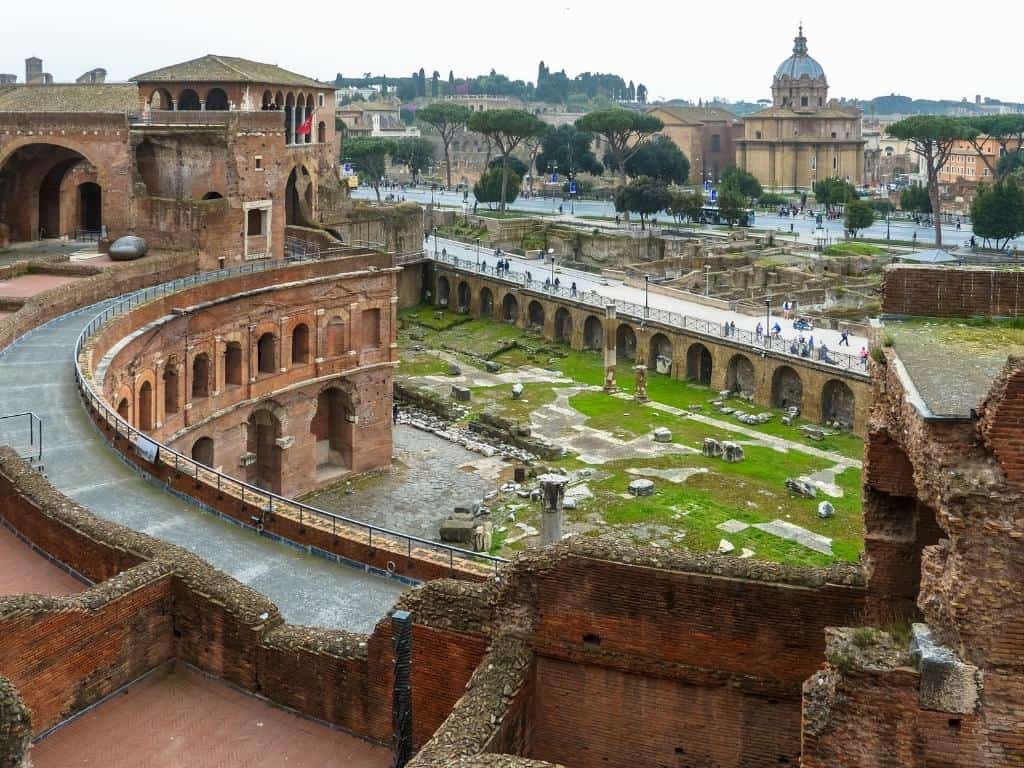 Trajanovy trhy památky starověkého Říma