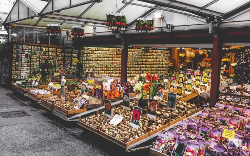 Amsterdam květinový trh