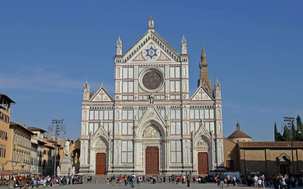 Florencie památky / Florencie co navštívit / Florencie Toskánsko Itálie / bazilika Santa Croce