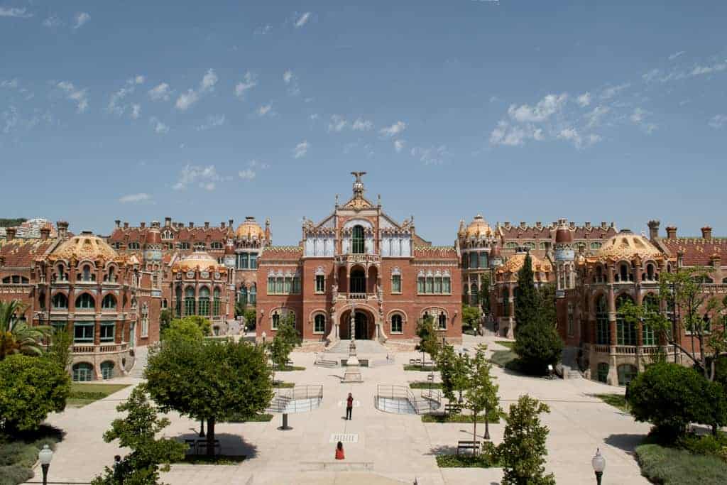 památky v Barceloně / nemocnice Sant Pau
