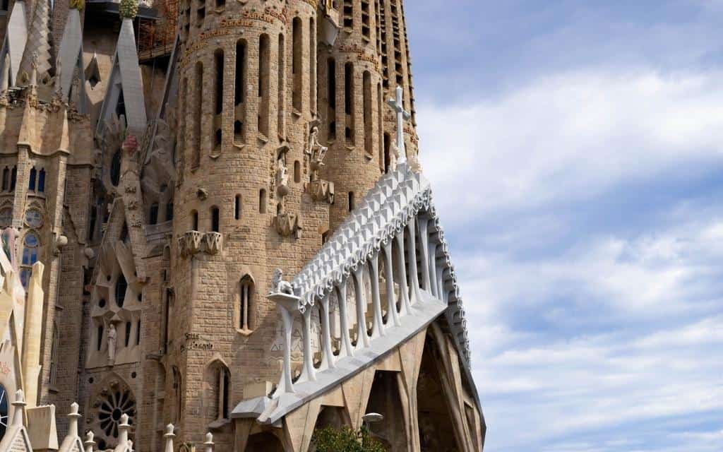 La Sagrada Familia Barcelona Fassade der Passion