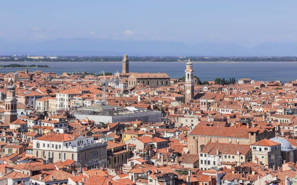 Blick vom Campanile di San Marco Venedig  