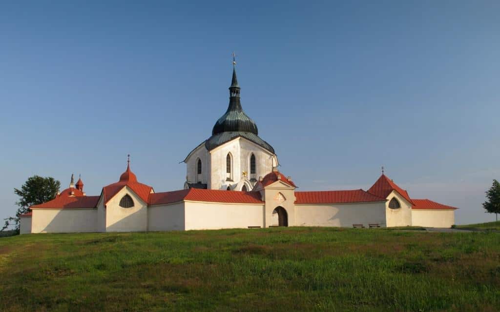 Poutní kostel sv. Jana Nepomuckého na Zelené hoře / výlety Vysočina