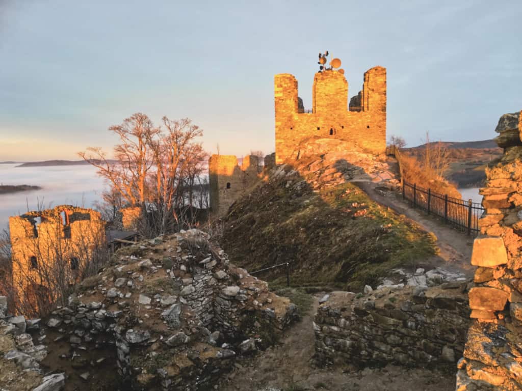 zřícenina hradu Andělská hora