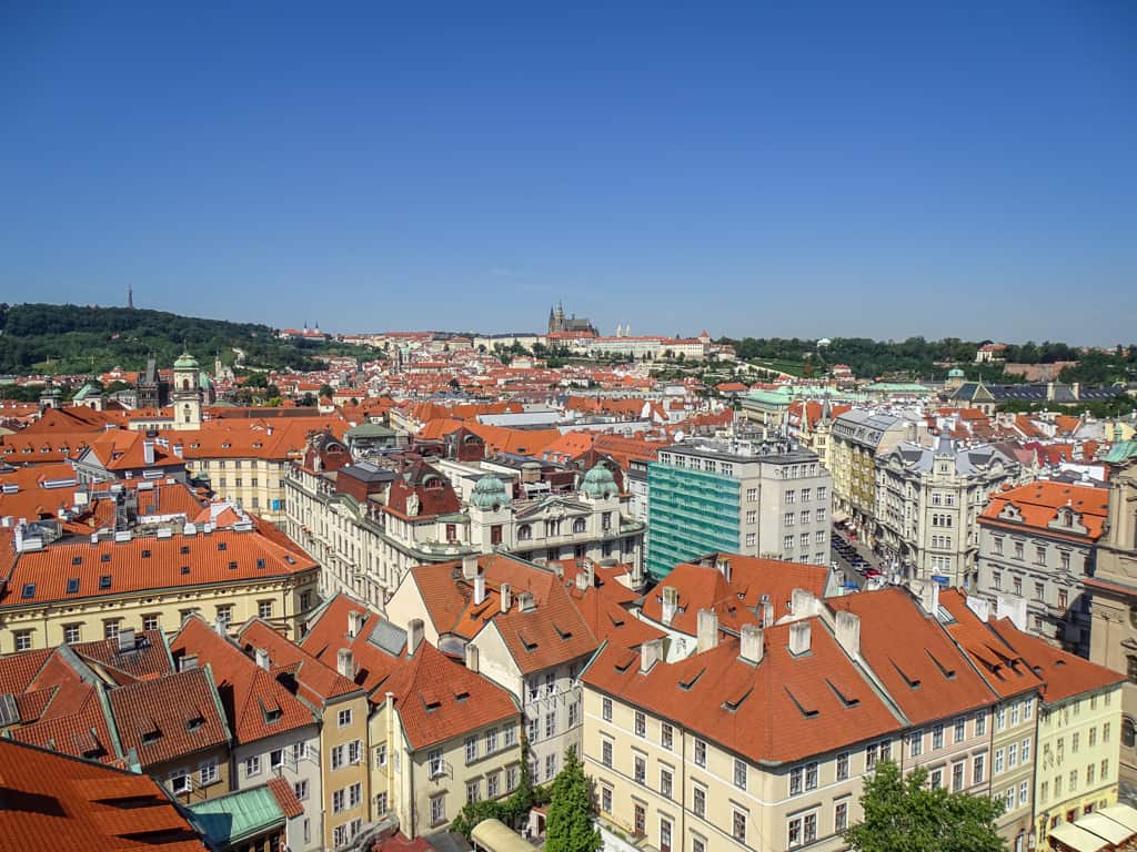 Pražský hrad / Pražský orloj výhled / Praha památky