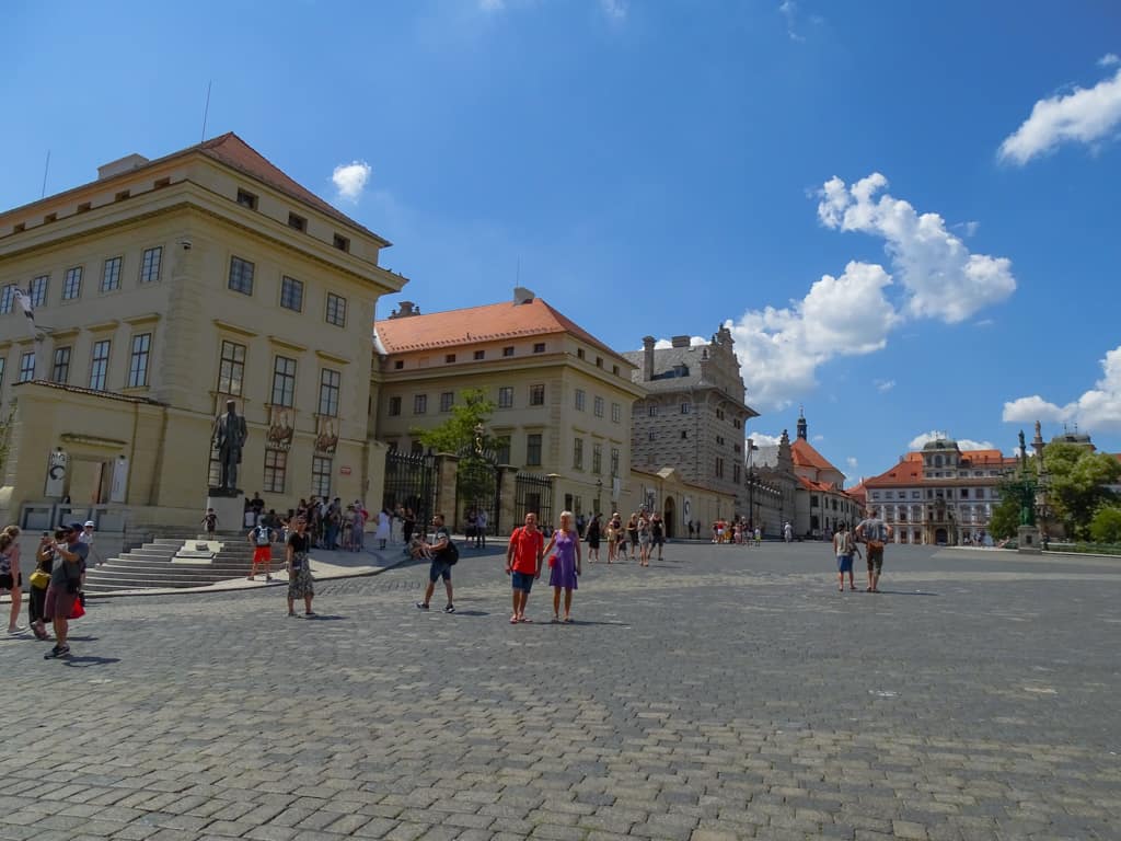 Hradčanské náměstí Hradčany v Praze