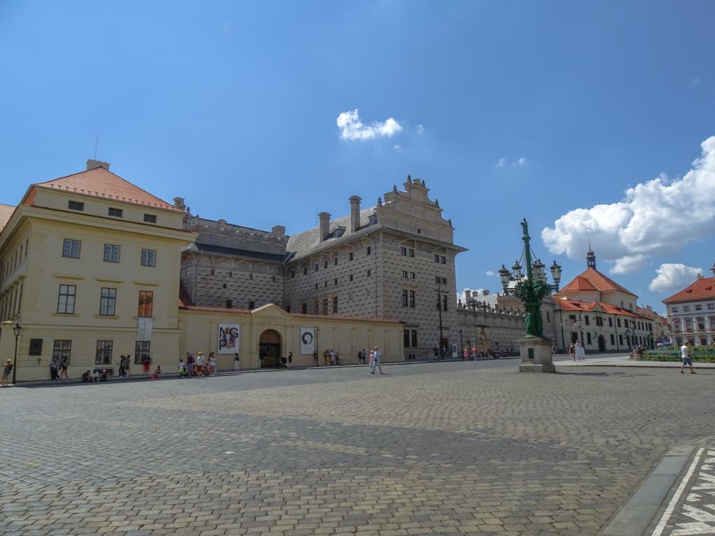 Hradčanské náměstí Hradčany v Praze