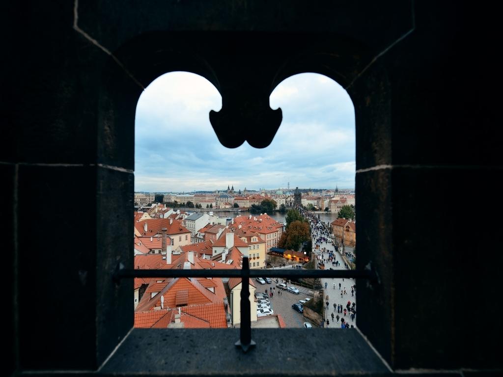 Malostranská mostecká věž výhled