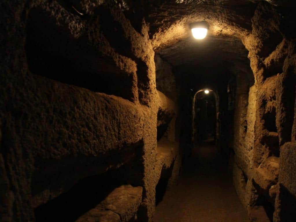 katakomby San Callisto / katakomby v Římě
