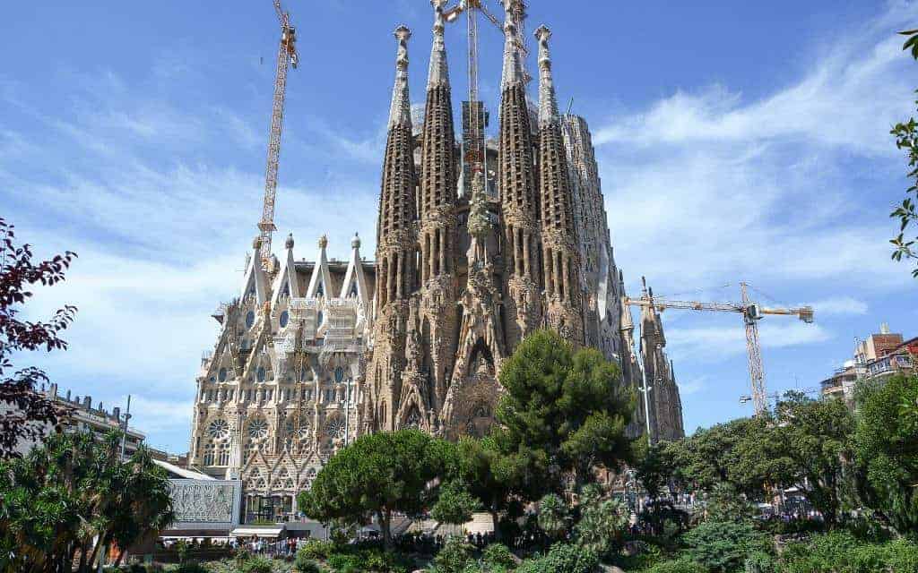 Barcelona památky Sa;grada Familia / co navštívit v Barceloně
